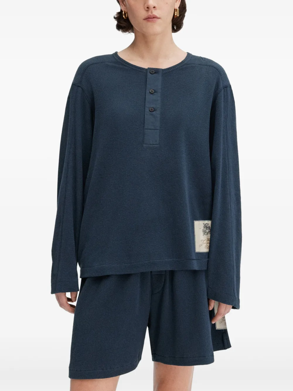 Jacquemus Katoenen playsuit Blauw