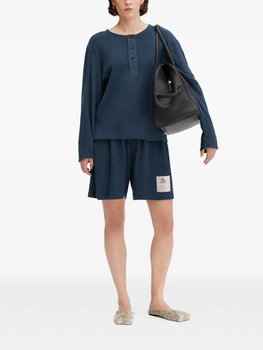 Jacquemus Katoenen playsuit - Blauw