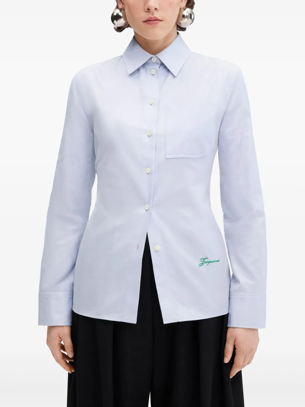 Jacquemus The Suit blouse Blauw