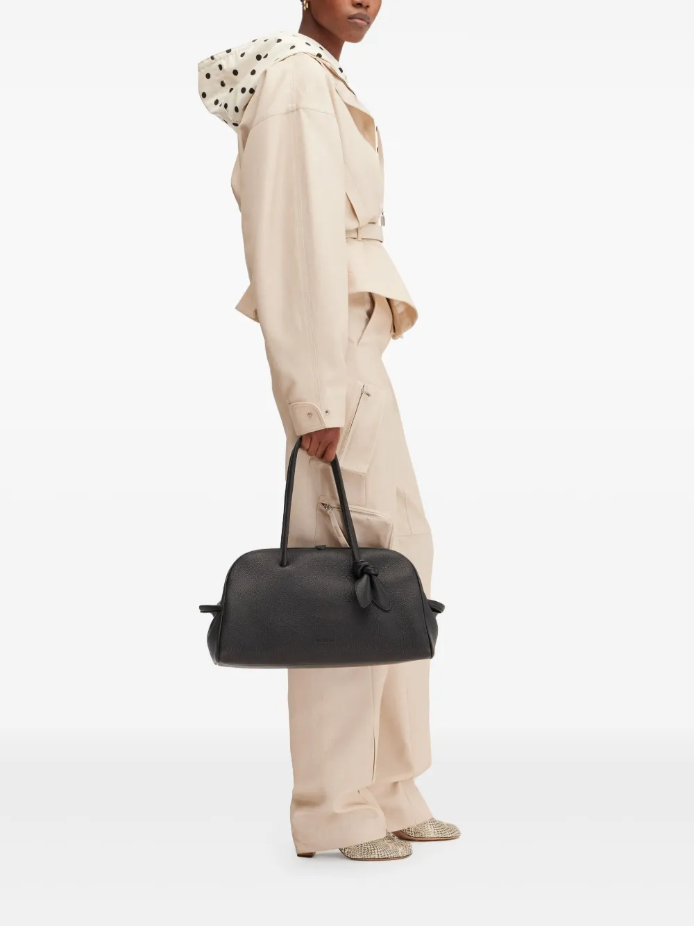 Jacquemus Jas met riem Beige
