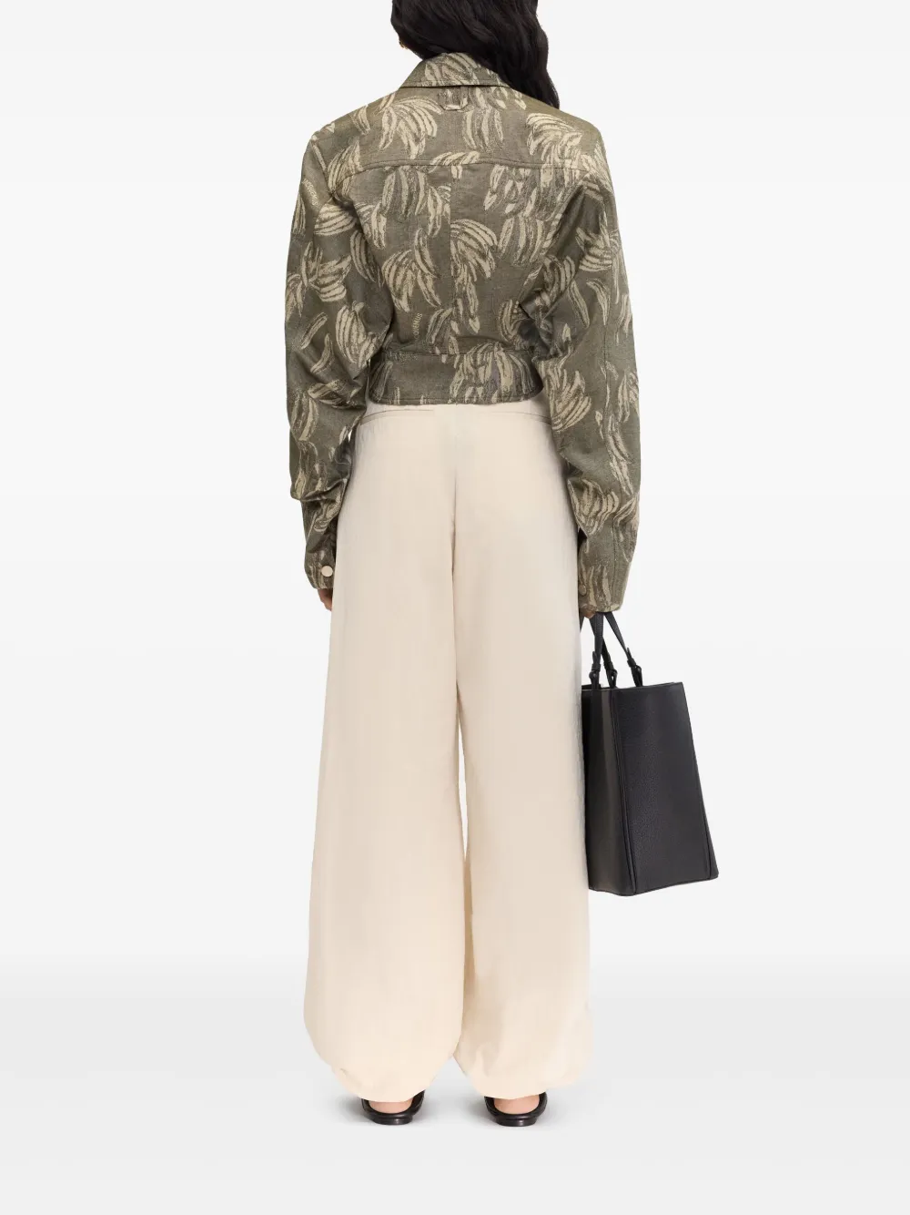 Jacquemus Blouse met grafische print Groen