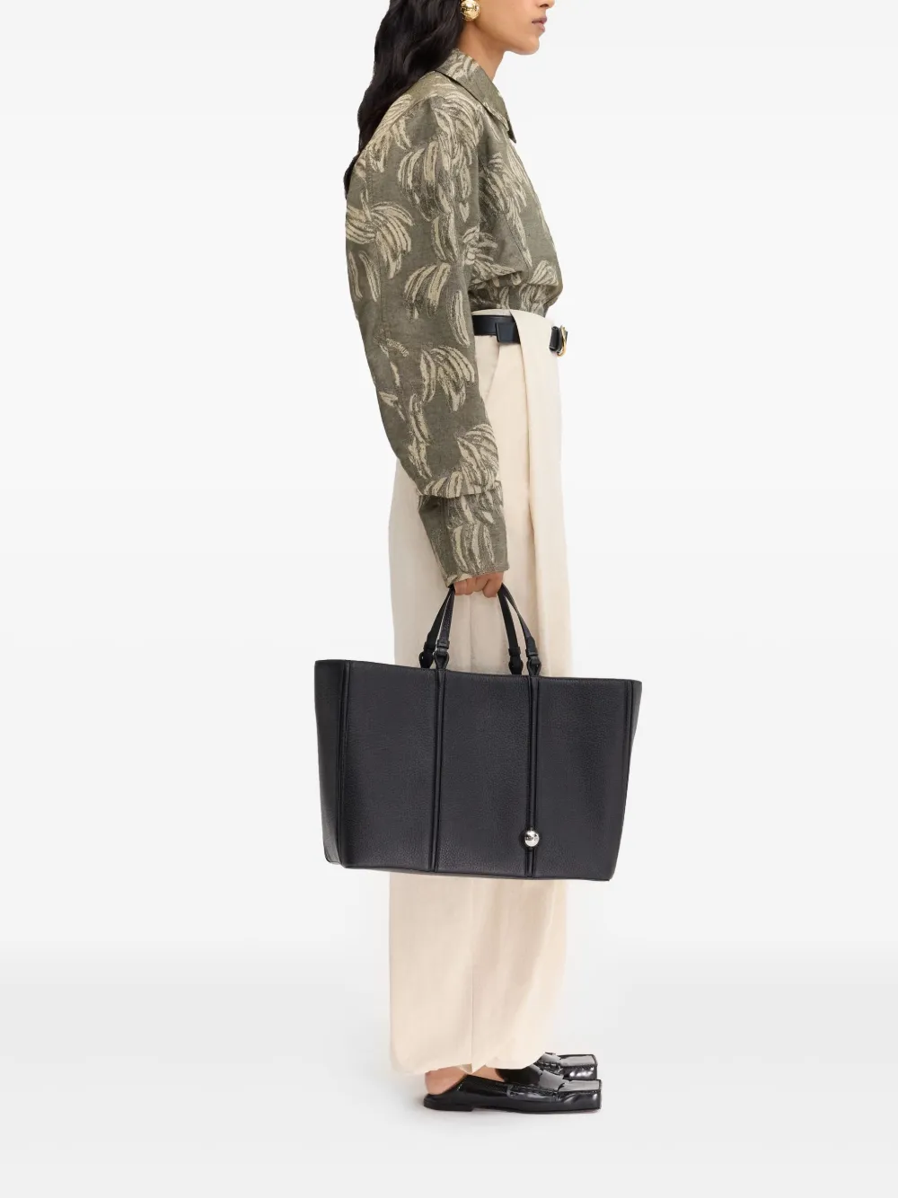 Jacquemus Blouse met grafische print Groen
