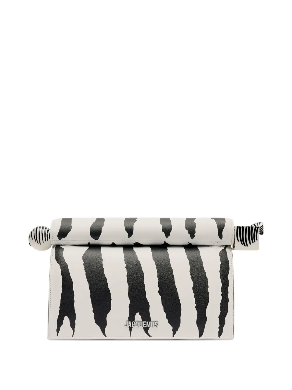 Jacquemus The Rond Carré Clutch Bag In White