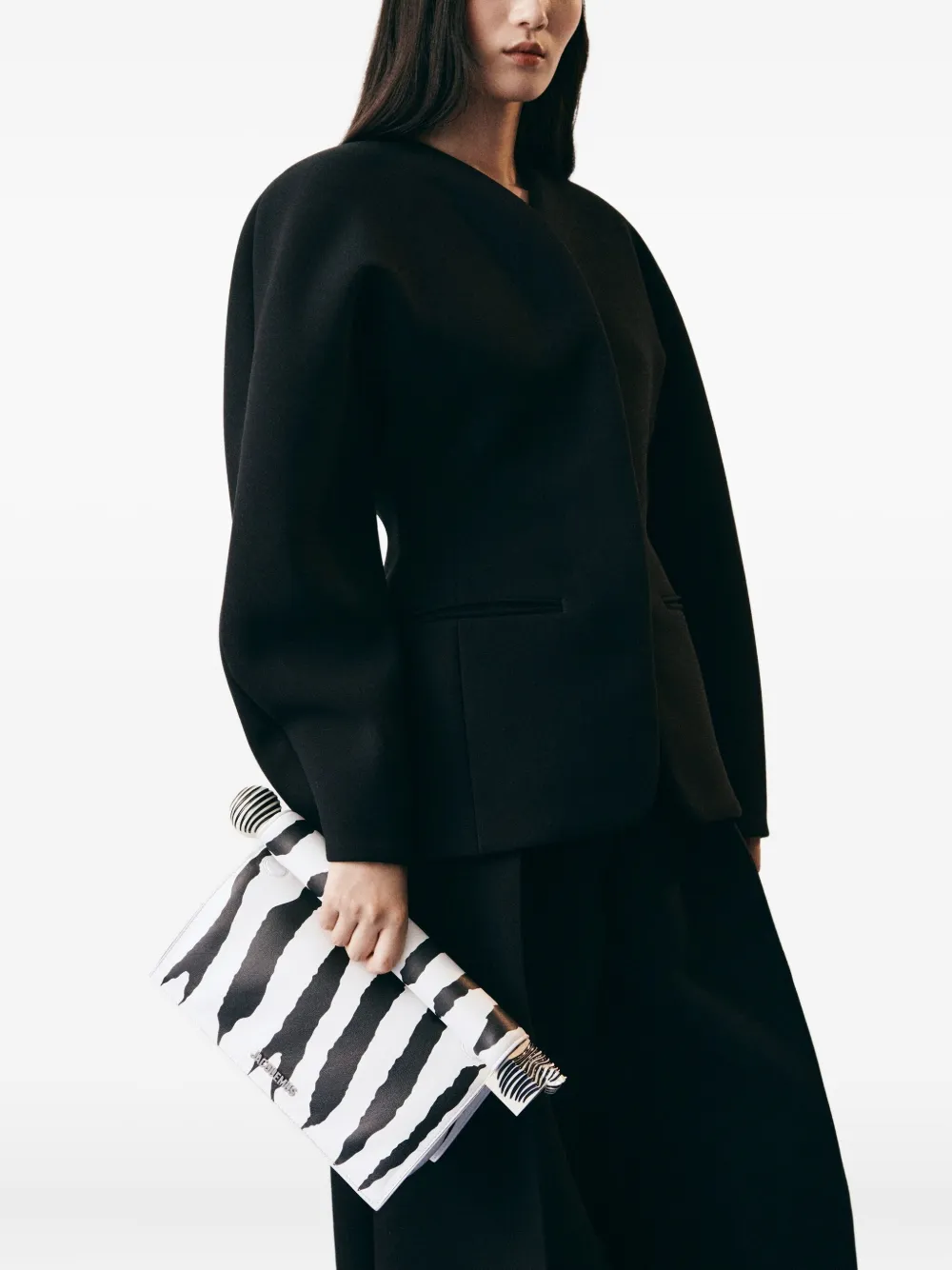 Jacquemus The Rond Carré clutch - Wit