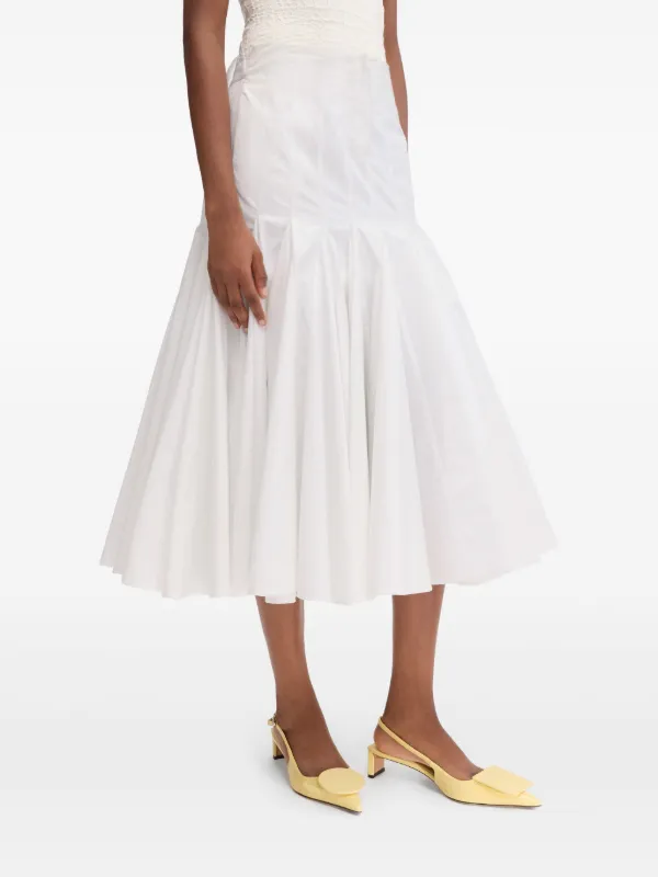 Jacquemus The Agave Skirt | White | FARFETCH