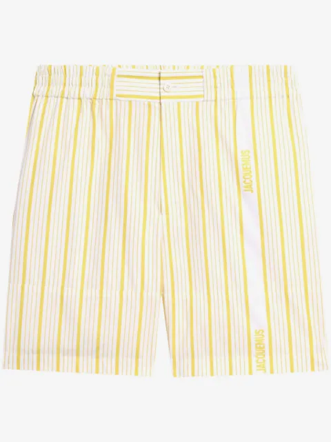 Jacquemus شورت مخطط