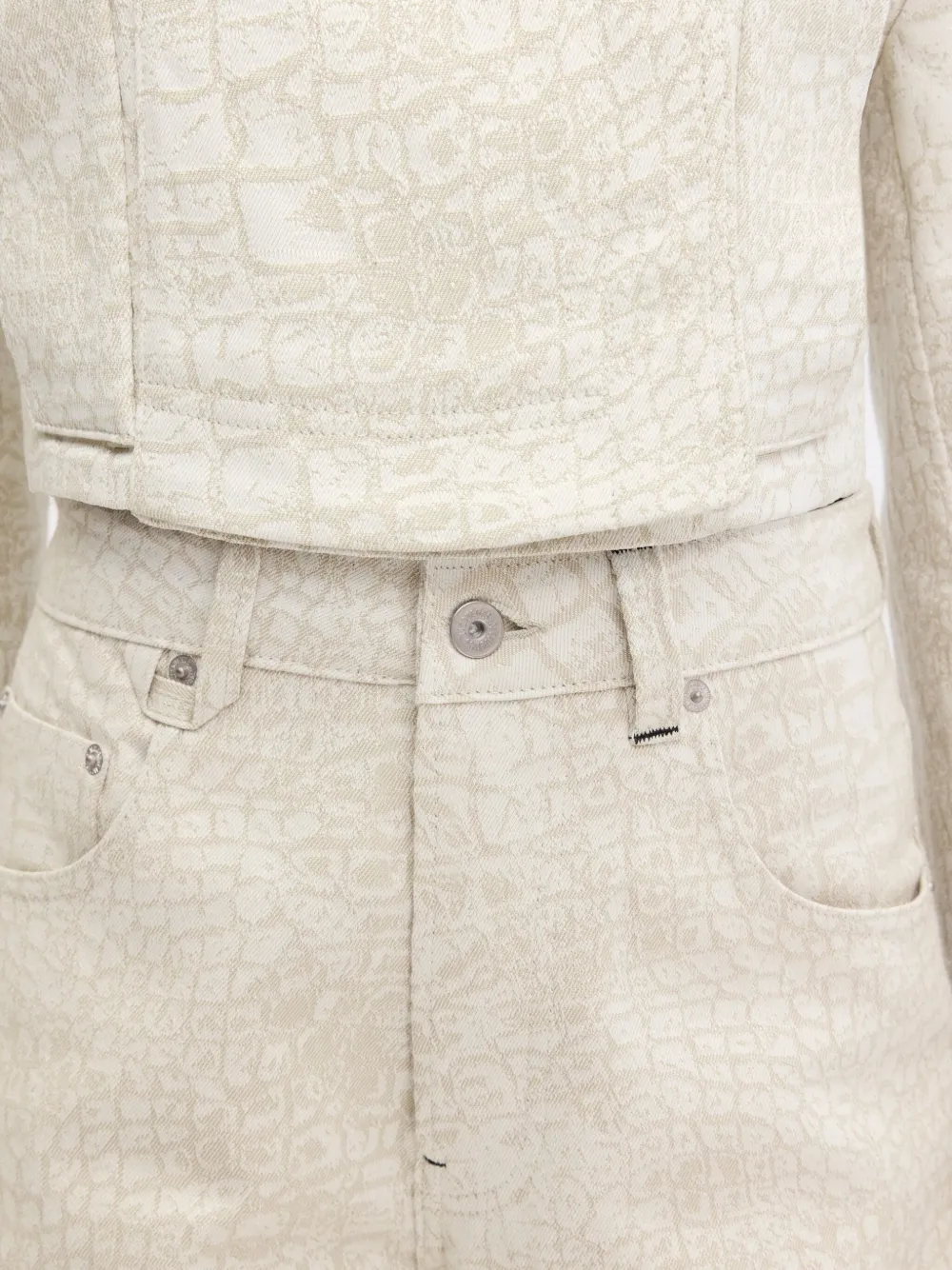 Jacquemus Le De-Nimes broek Beige