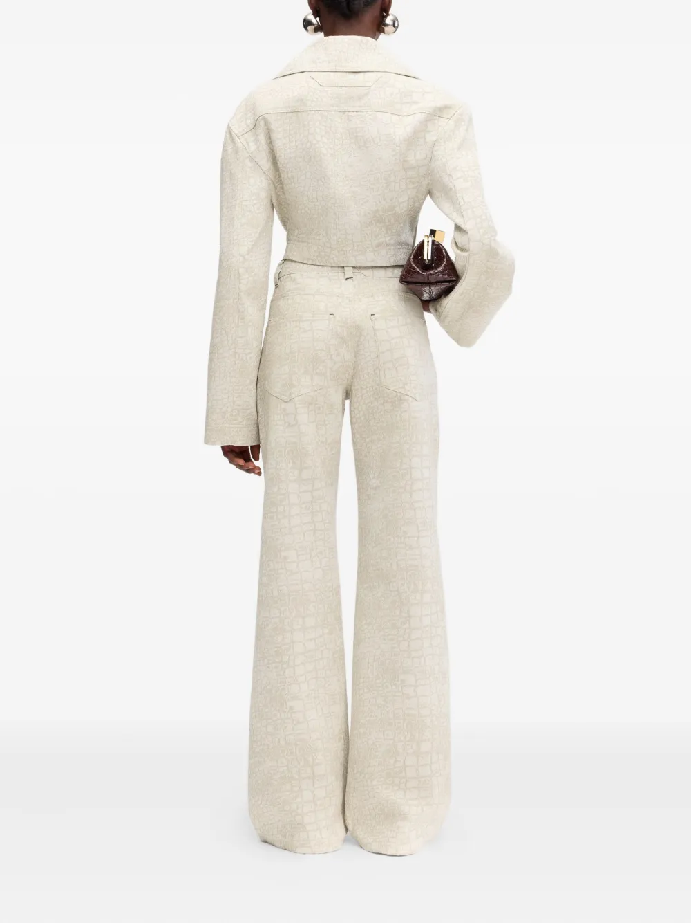 Jacquemus Le De-Nimes broek Beige