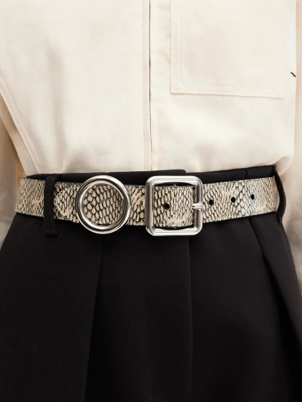 Jacquemus Regalo riem Beige