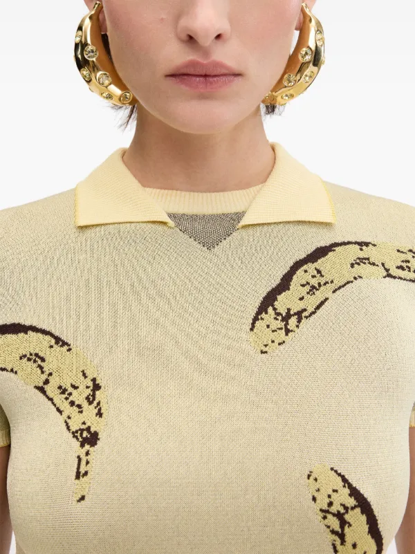 ★JACQUEMUS★アルテル Tシャツ Jacquemus インターシャニット Tシャツ | イエロー | FARFETCH JP