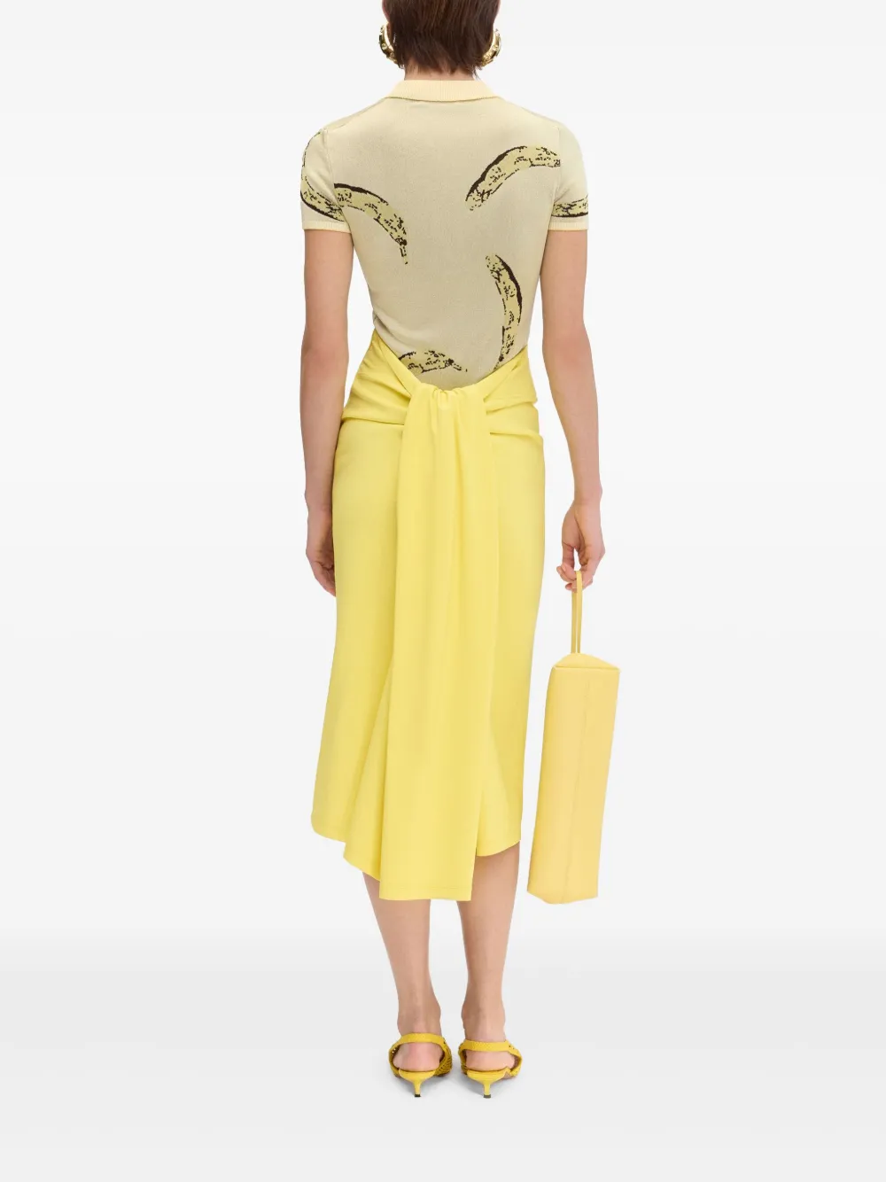 Jacquemus Gebreid T-shirt Geel