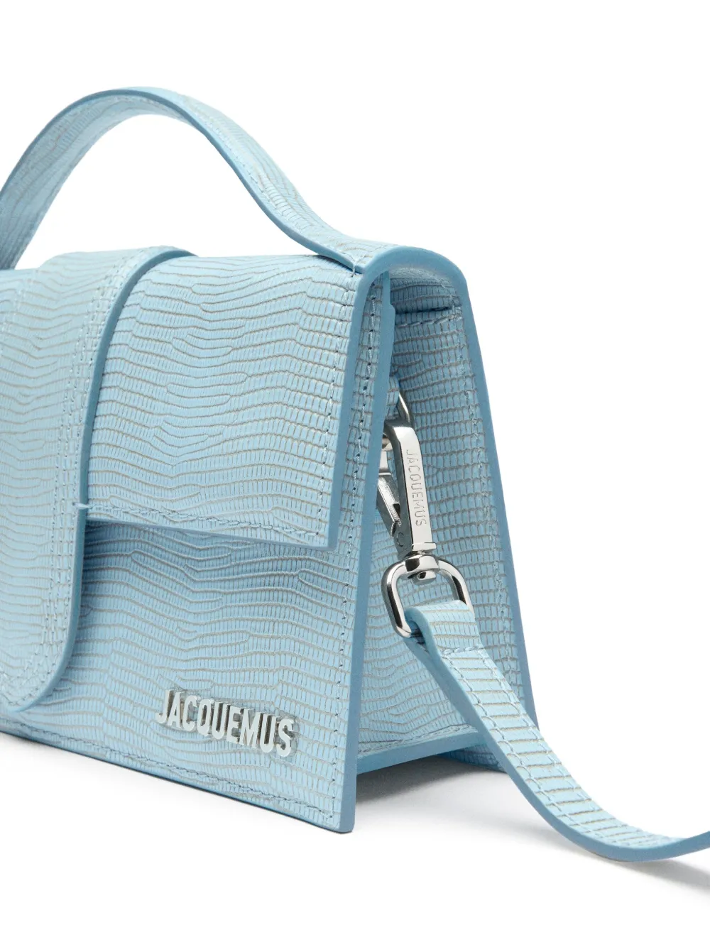 Jacquemus Le Grand Bambino suède shopper Blauw