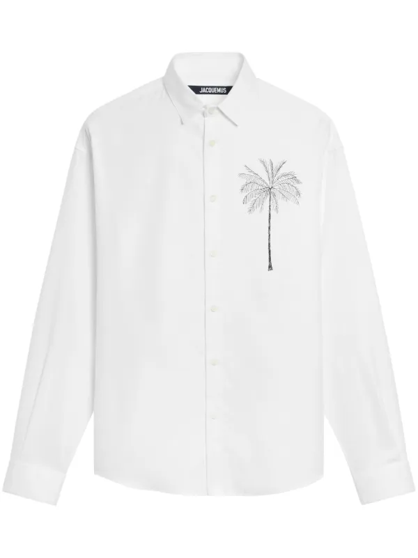 Jacquemus Aloe Palm Tree シャツ | ホワイト | FARFETCH JP