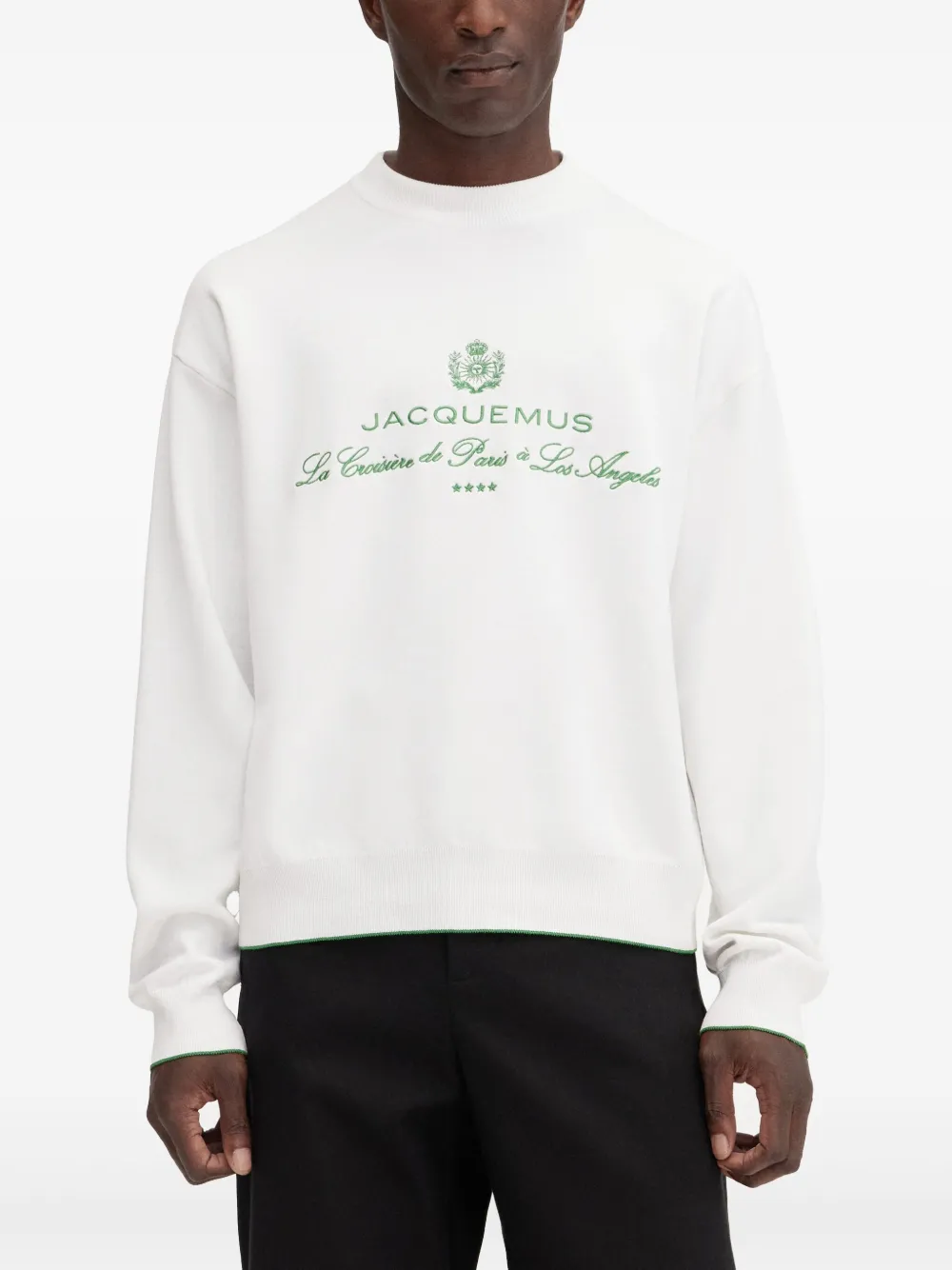 Jacquemus La Maille Venice sweater Wit