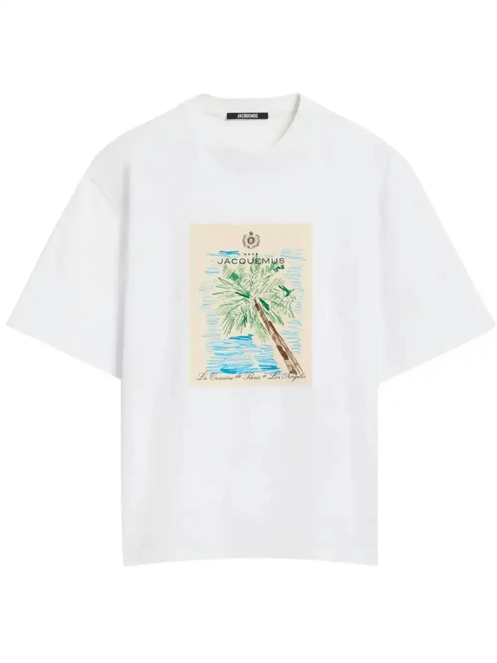 Shop Jacquemus Le Marino T-shirt In White