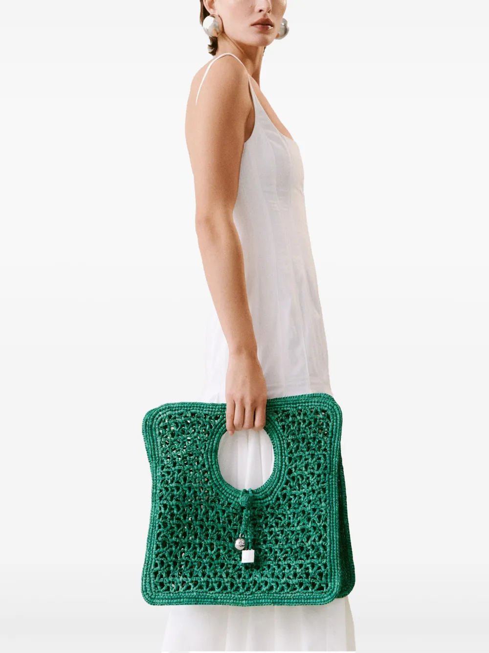 Jacquemus The Spiaggia shopper - Groen