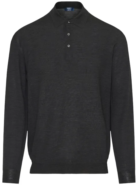 Fedeli fine-knit polo shirt