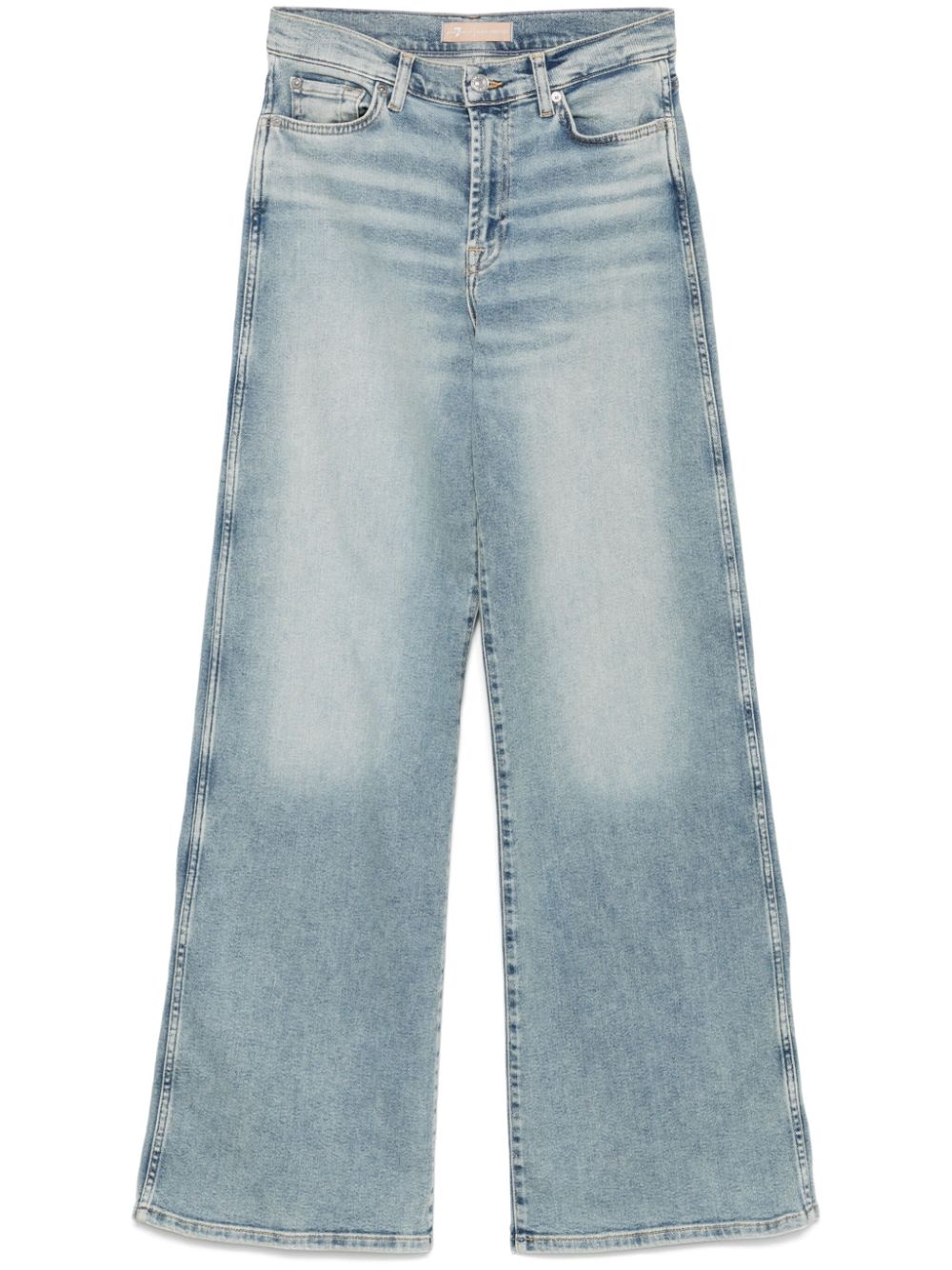 7 For All Mankind Lotta jeans met wijde pijpen Blauw