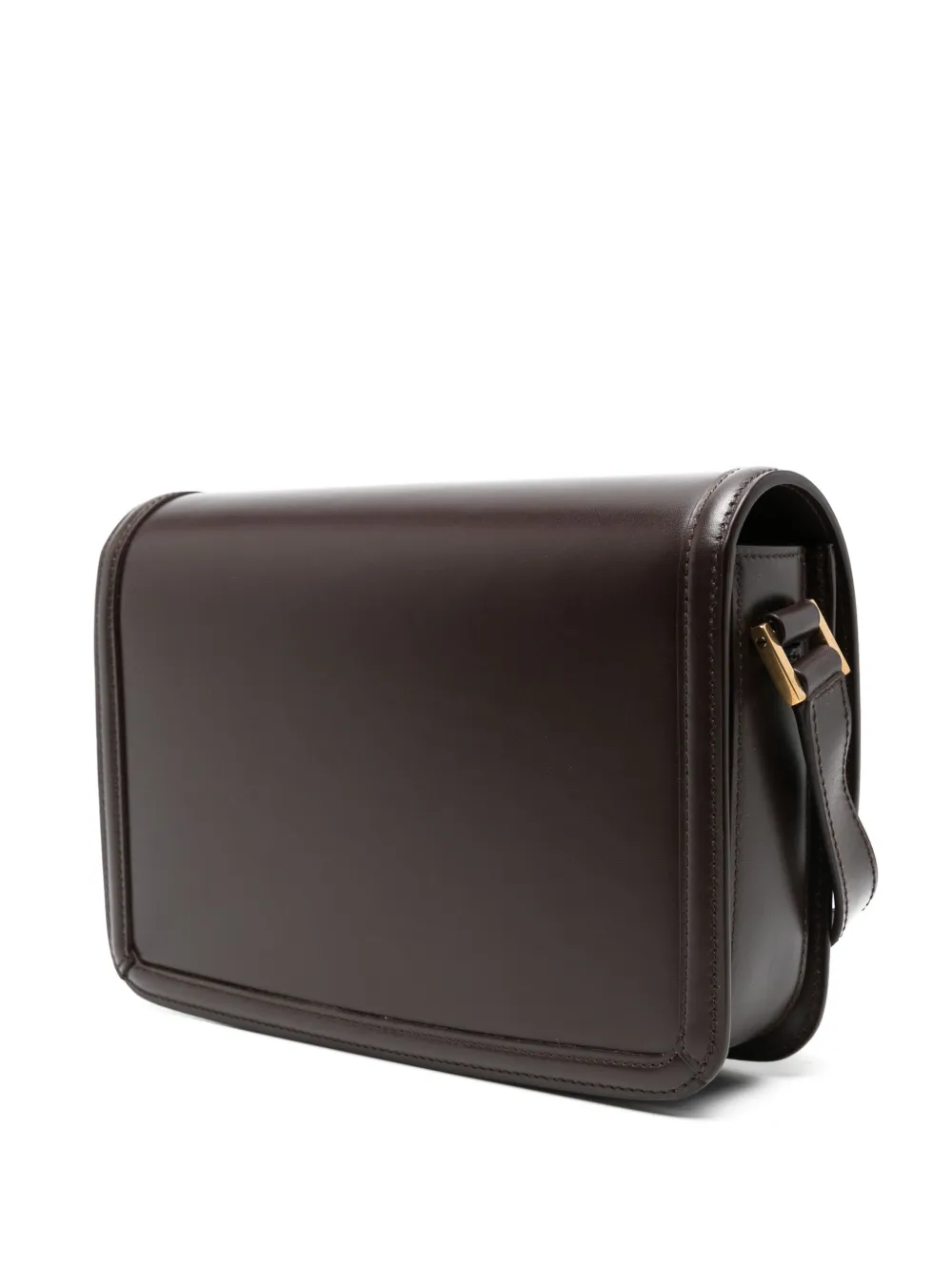 Saint Laurent Medium Solferino Satchel Bag In Brown