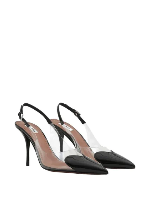 Alaïa Le Coeur slingback pumps 90mm