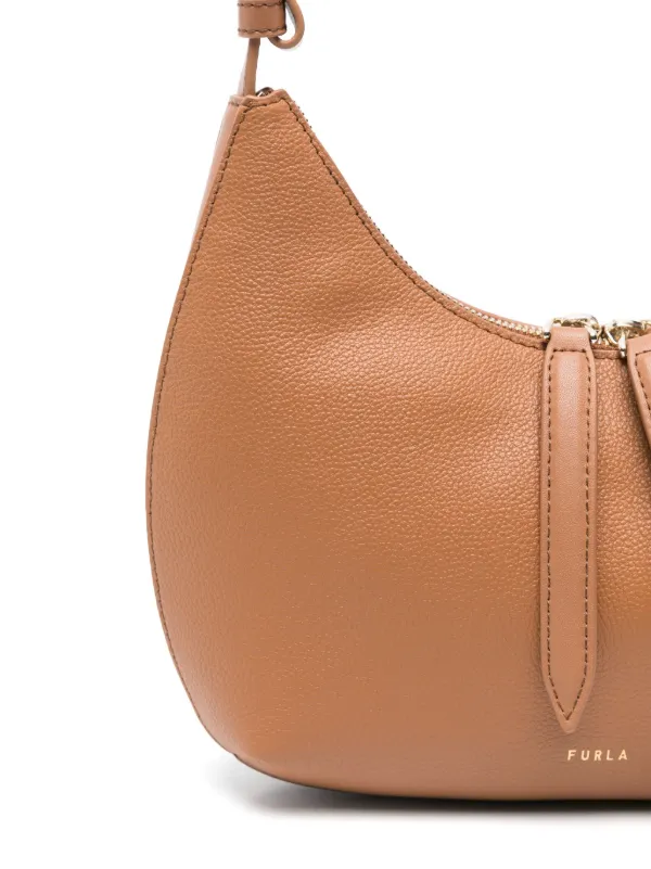 Furla Small Goccia Shoulder Bag | Brown | FARFETCH