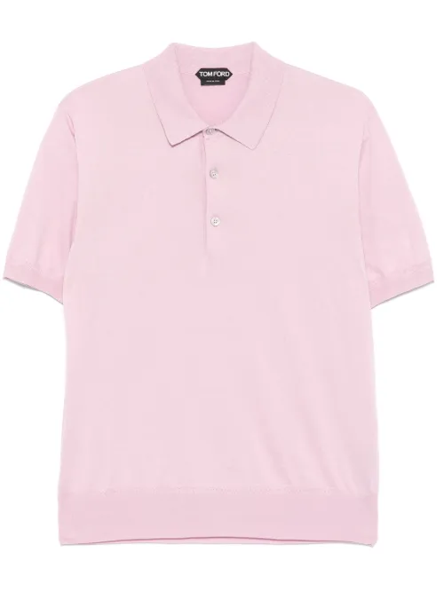 TOM FORD polo en coton - Rose - TOM FORD - Modalova