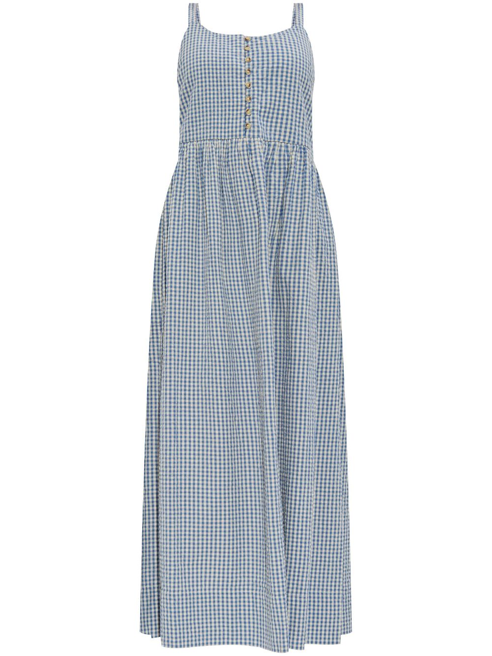 Posse flared maxi dress - Blue