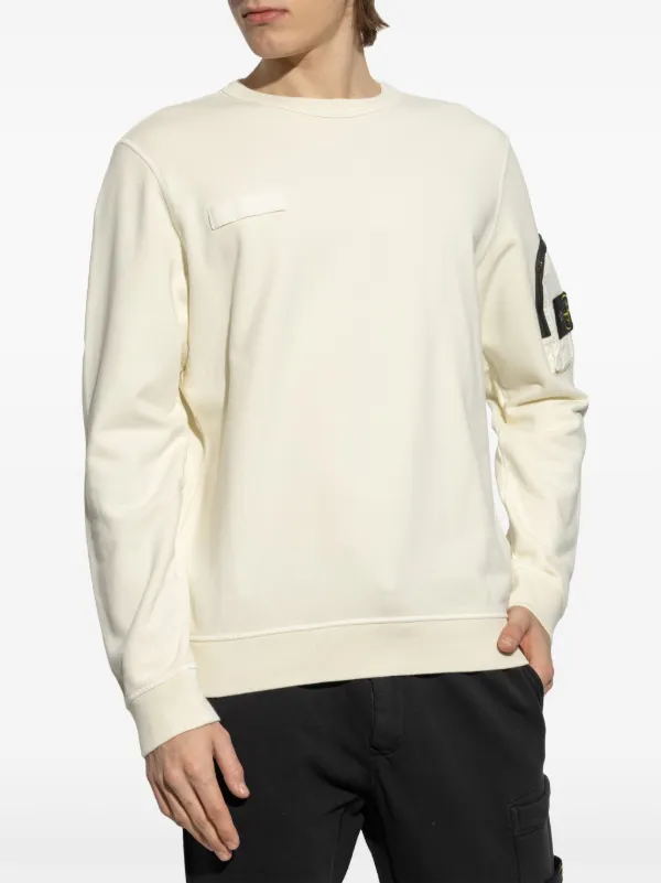 Stone Island コンパスバッジ スウェットシャツ | ニュートラル 