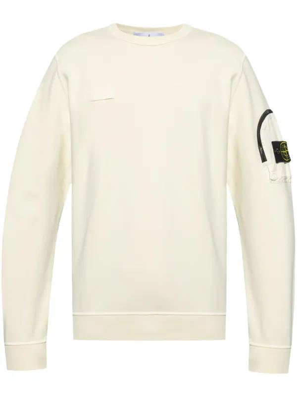 Stone Island コンパスバッジ スウェットシャツ | ニュートラル 