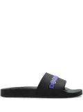 DSQUARED2 logo pool slides - Black