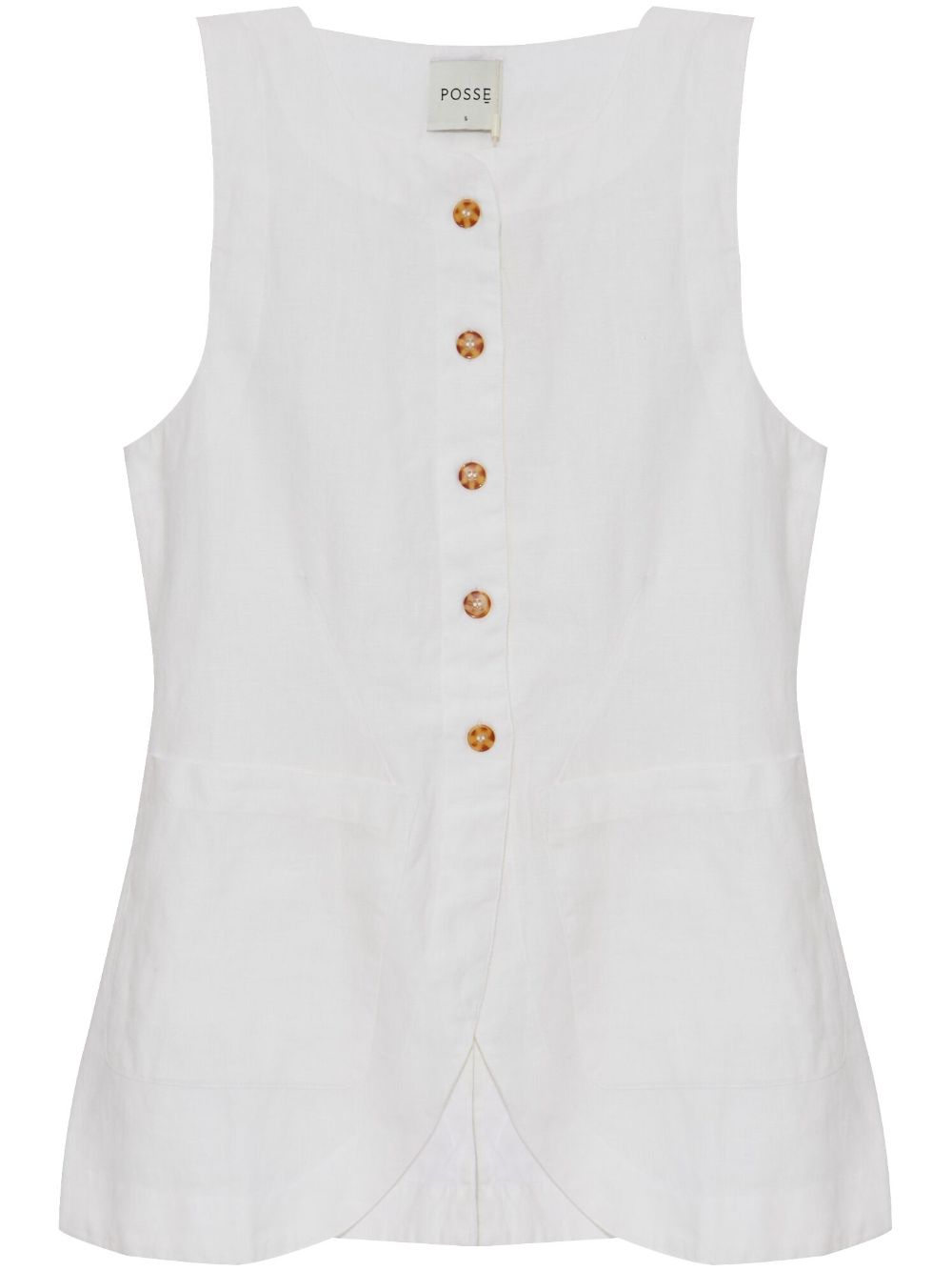 Posse buttoned blouse - White