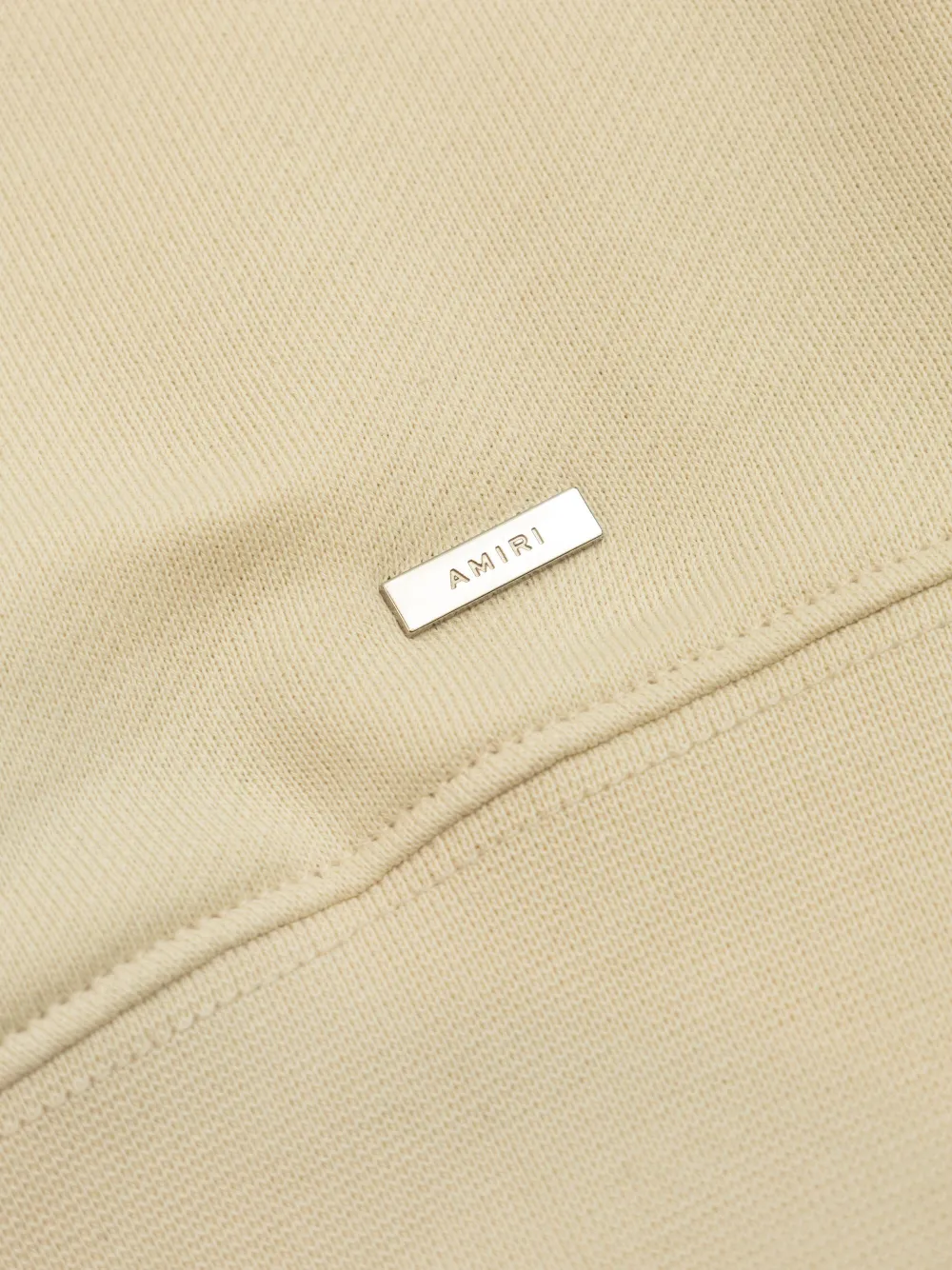 AMIRI SEQUIN-LOGO COTTON HOODIE