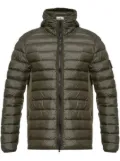 Stone Island hooded puffer jacket - Green