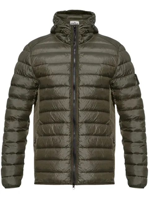 Stone Island hooded puffer jacket