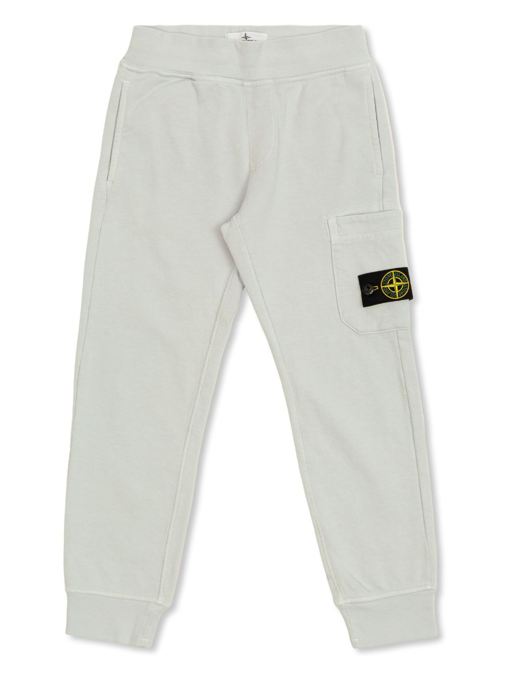 Stone Island Junior Trainingsbroek met Compass-logopatch Grijs