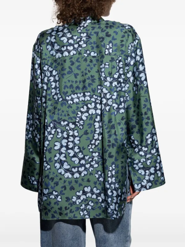 Lanvin プリント シャツ | グリーン | FARFETCH JP