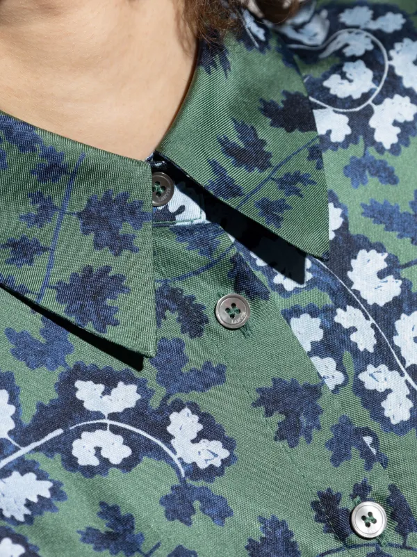 【関税込み】Lanvin グリーン プリントTシャツ Lanvin プリント シャツ | グリーン | FARFETCH JP
