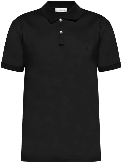 Lanvin polo en coton - Noir - Lanvin - Modalova