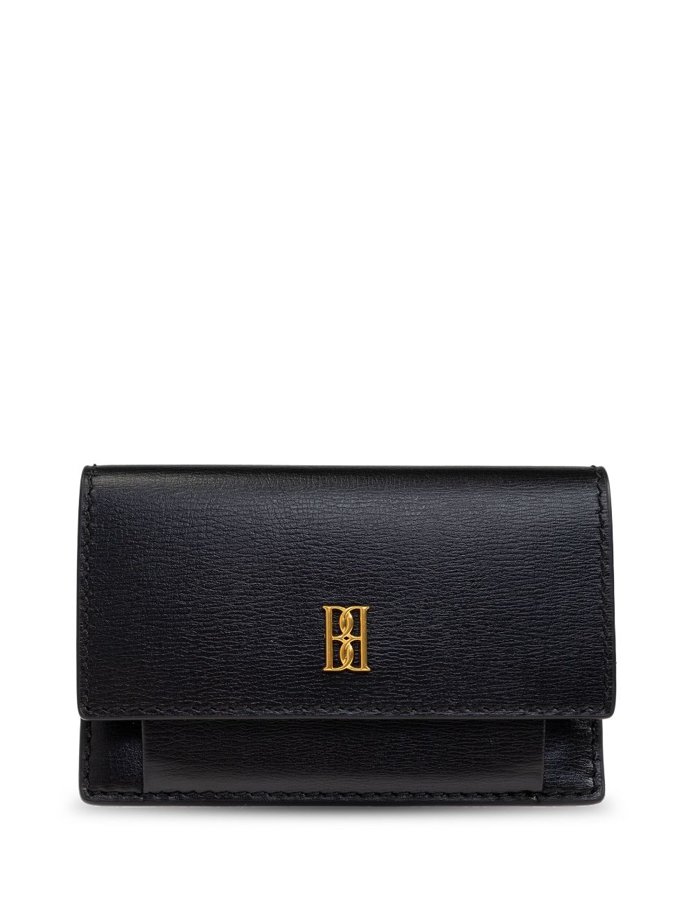 By Malene Birger logo-plaque cardholder - Black