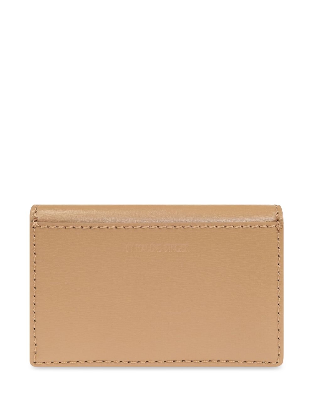 By Malene Birger logo-plaque cardholder - Beige