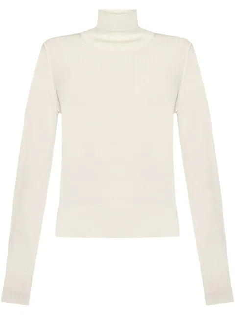 A.P.C. top tejido con cuello vuelto