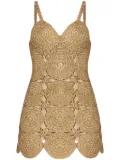 Simon Miller Beep Beep mini dress - Gold