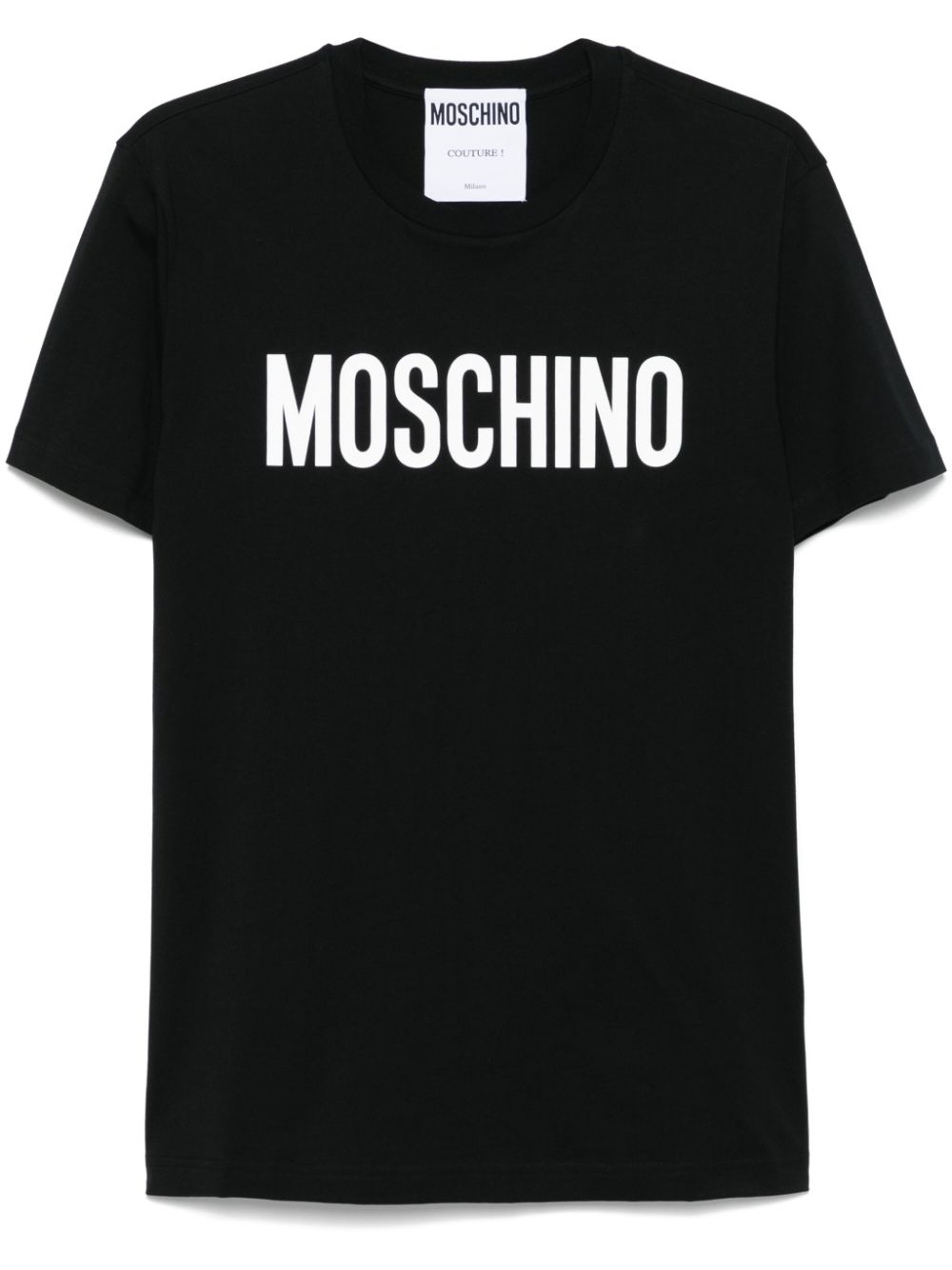 Moschino T-shirt met logoprint Zwart