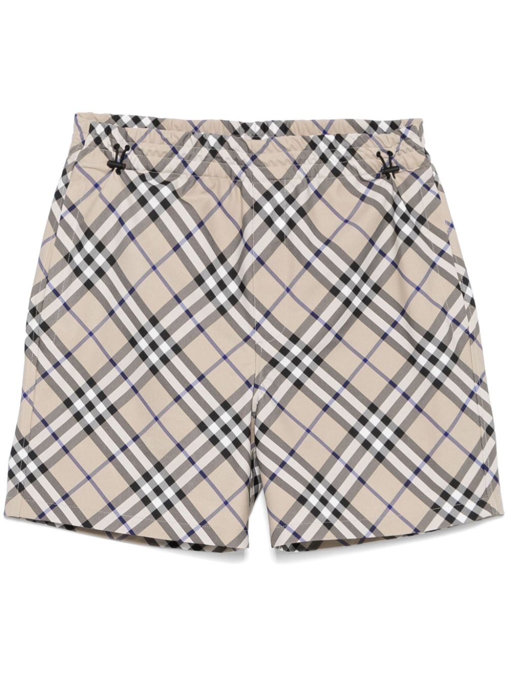 Burberry Geruite shorts Beige