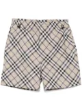 Burberry check-pattern shorts - Neutrals