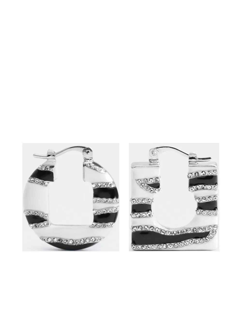 JACQUEMUS STRIPED EARRINGS 