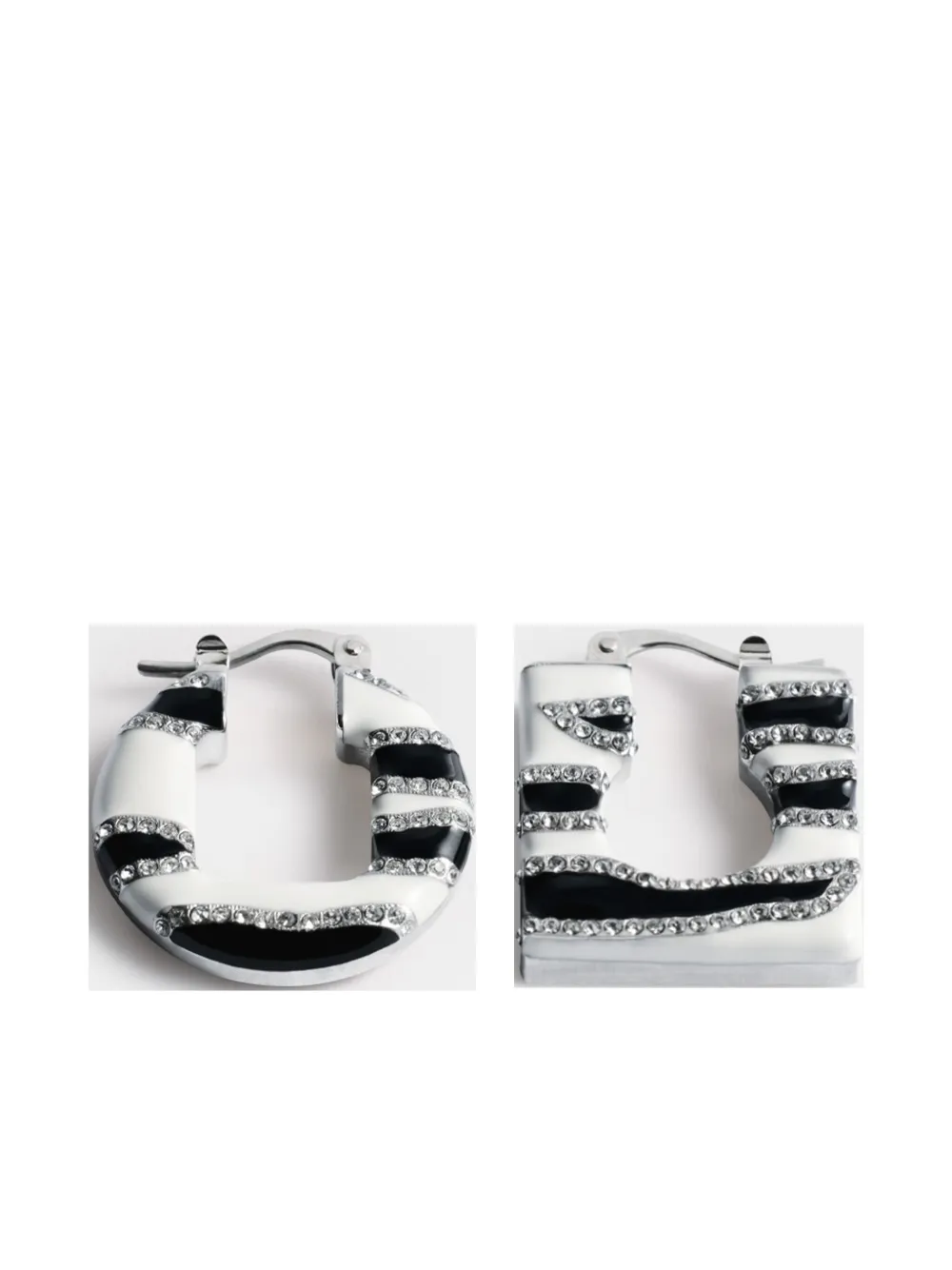 JACQUEMUS STRIPED EARRINGS 
