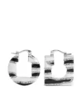 Jacquemus striped earrings - Black