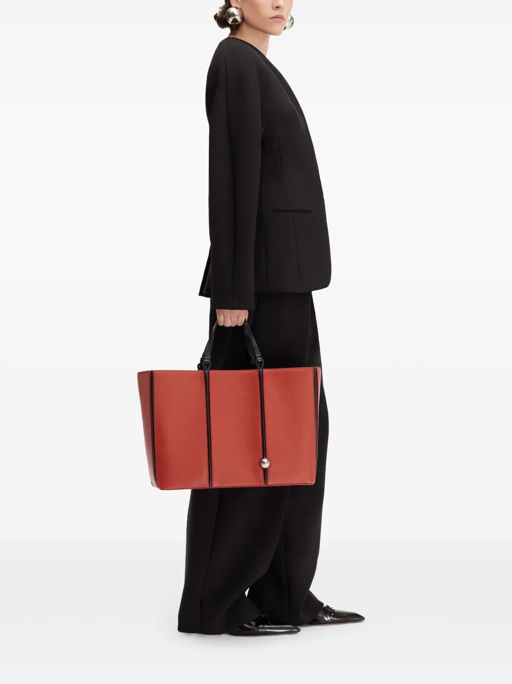 Jacquemus Black Les Sculptures 'la Veste Ovalo' Blazer In 黑色