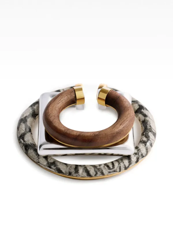 ピアス JACQUEMUS Set of three 'Les Bijoux D'Oreille' earcuffs Jacquemus Set Of Three 'Les Bijoux D'oreille' Earcuffs